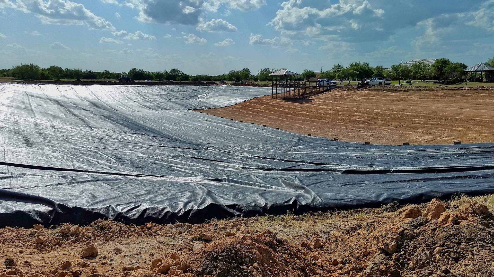 30 Mil RPE pond liner